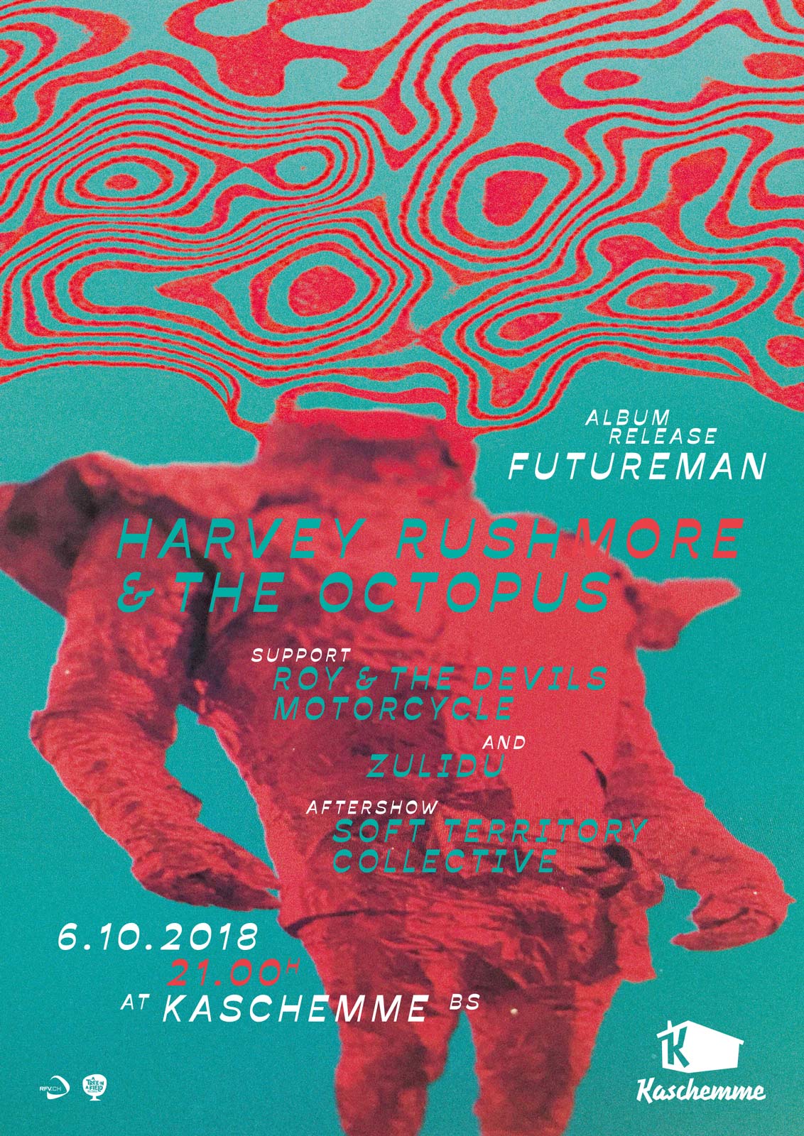 Harvey Rushmore and The Octopus — Futureman Poster